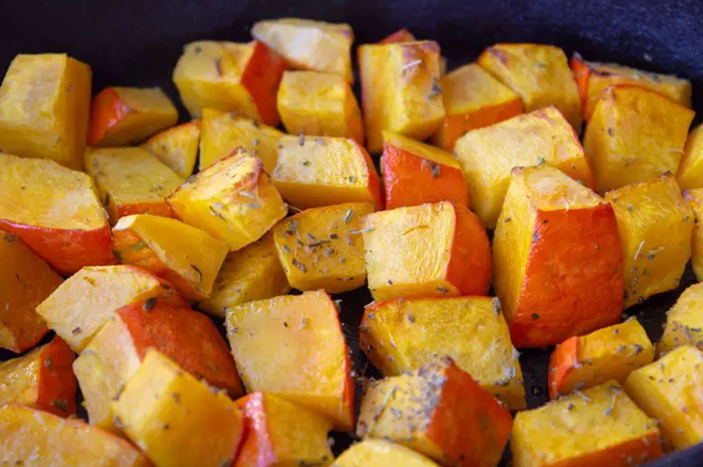  Dés de potimarron rôtis